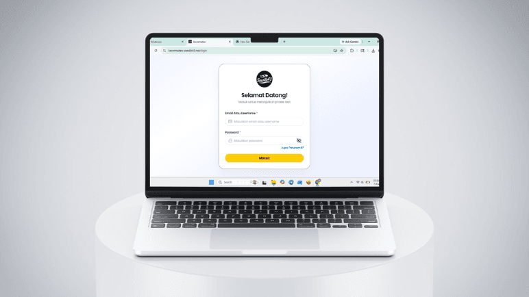 Website CBT Soesilo43 hasil pengembangan Newus Technology